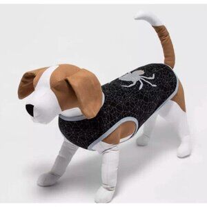 Hyde & Eek Boutique Black Metallic Spider Dog Cat Halloween Costume Size Medium